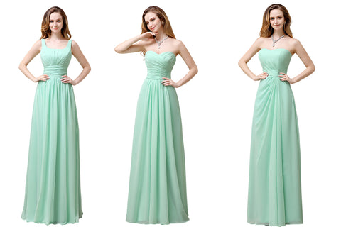 Mint-Green Bridesmaid Dresses