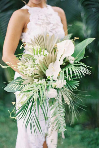 Tropical Leaf Bouquets