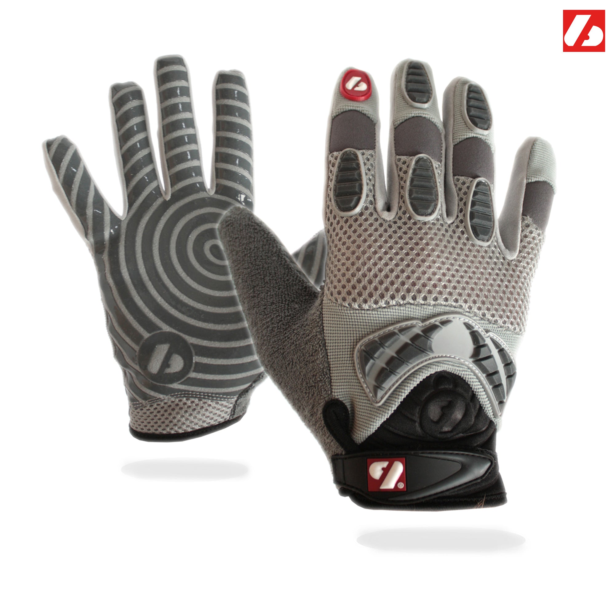 FRG-02 New generation receiver football gloves, RE,DB,RB, grey