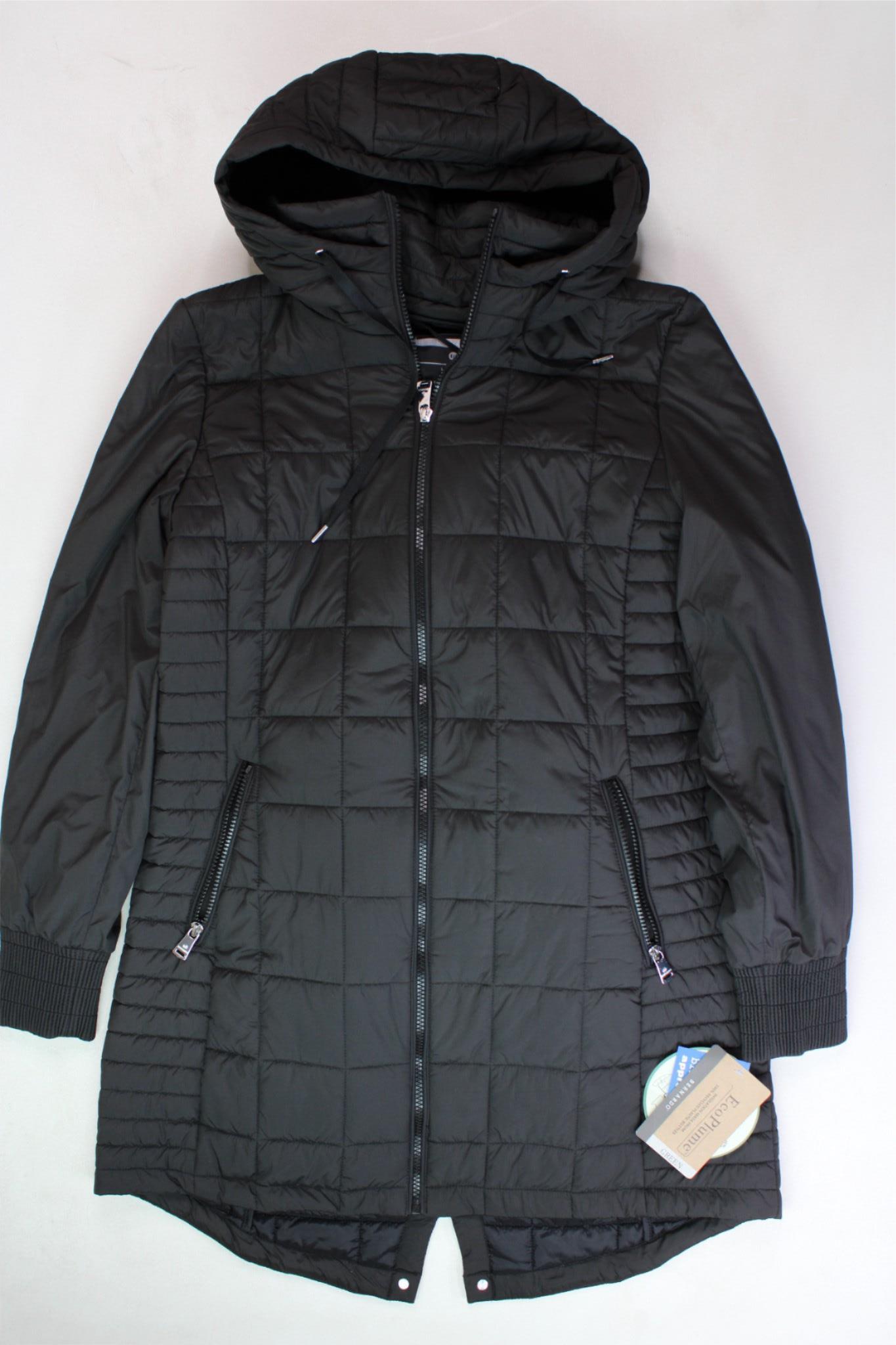 Bernardo Womens Packable Puffer Coat Jacket Medium Black