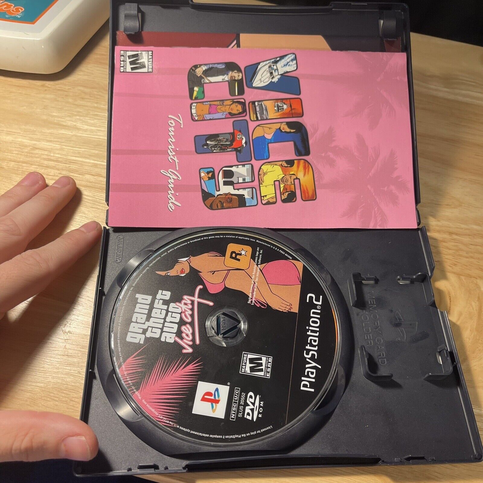 GTA Grand Theft Auto Vice City PS2 Complete with Manual and Map Fully Tested