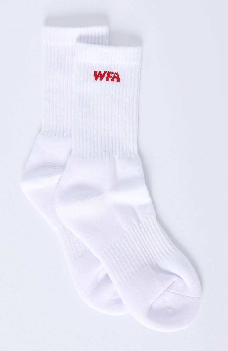WFA Socks White/Red