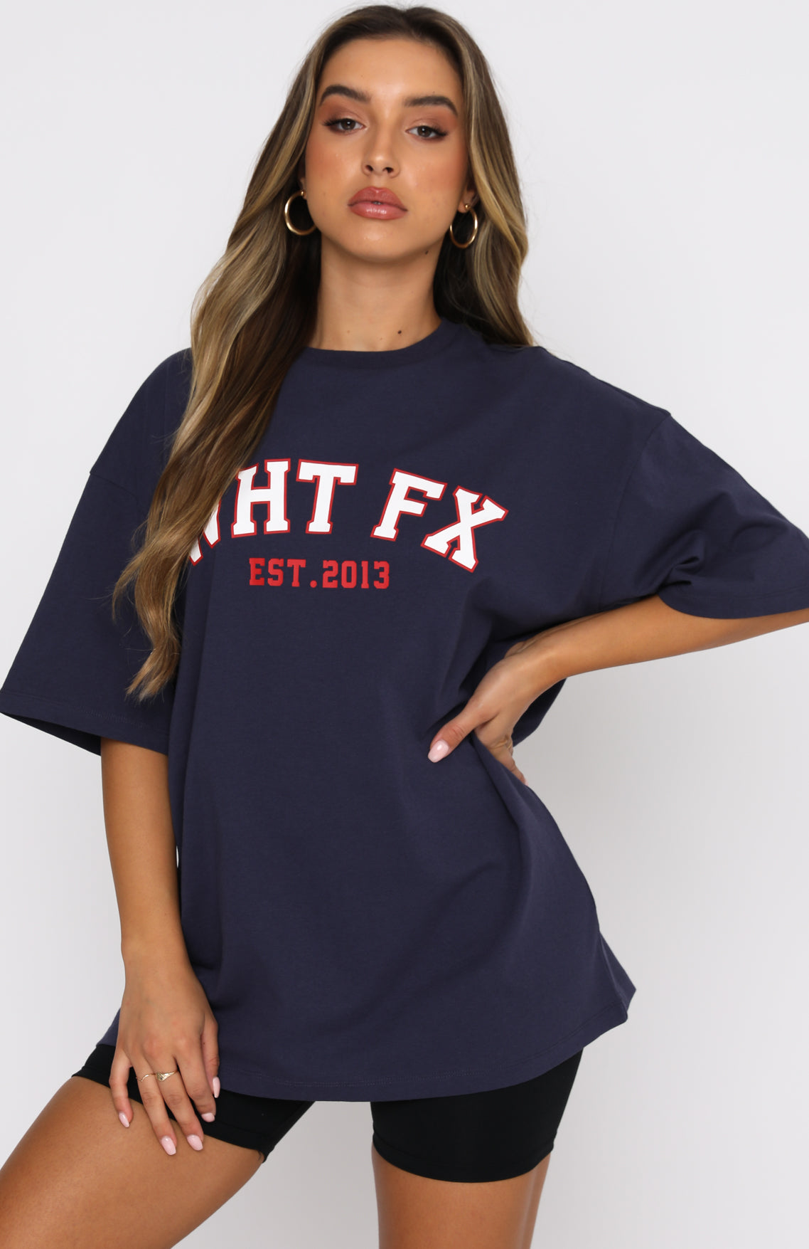 Varsity Tee Dusty Navy