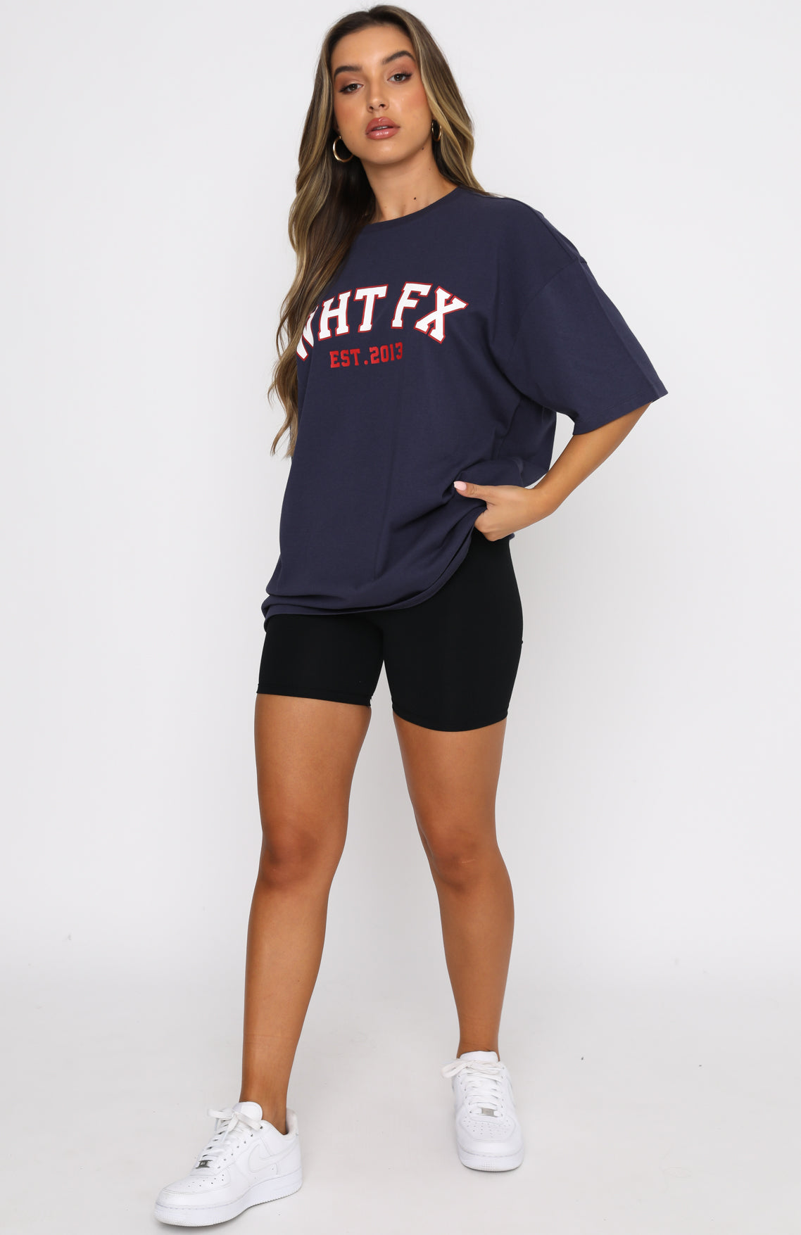 Varsity Tee Dusty Navy