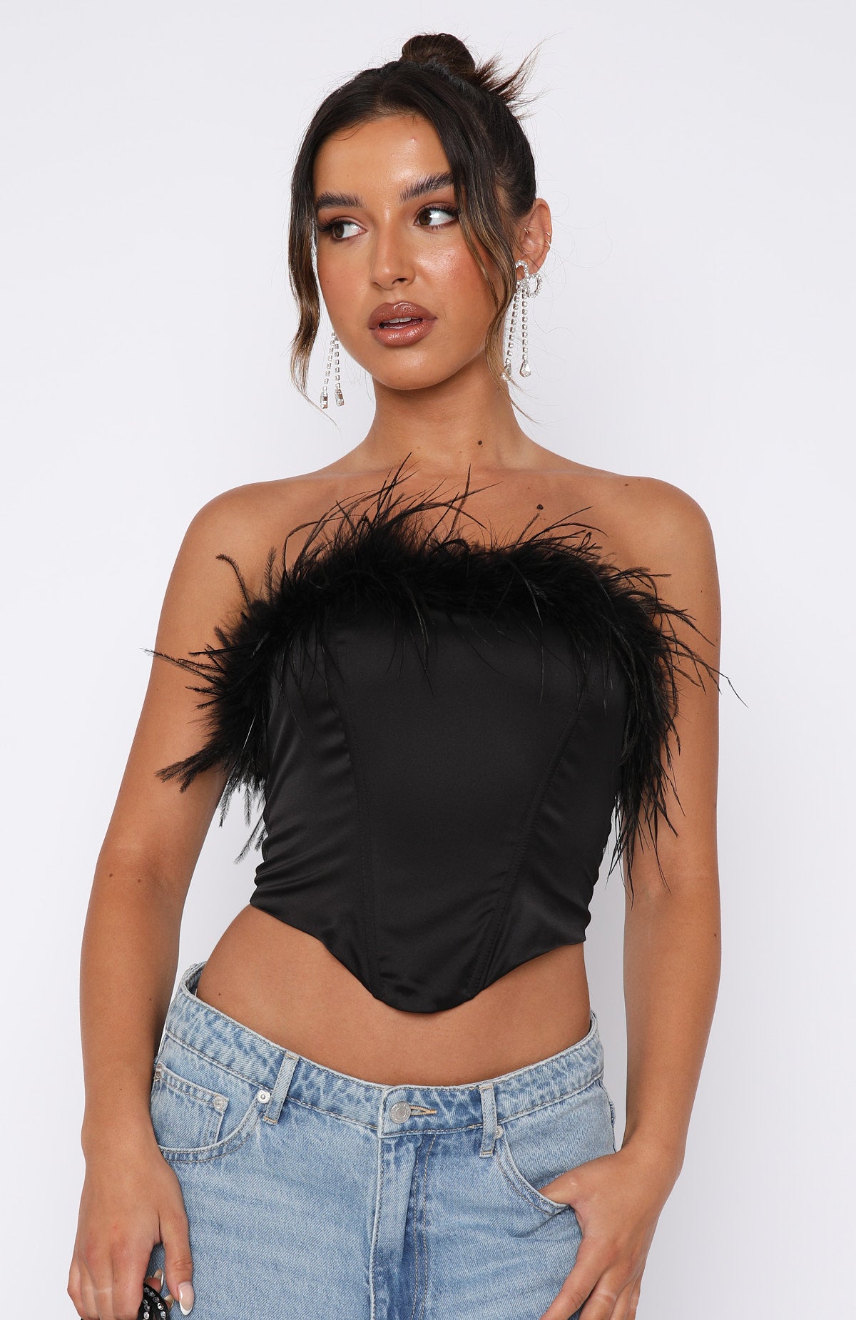 Levelled Up Bustier Black