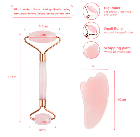Face Skin Massage Jade Roller