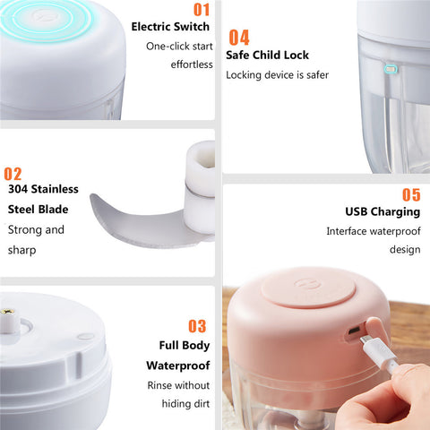 Mini Electric Garlic Chopper