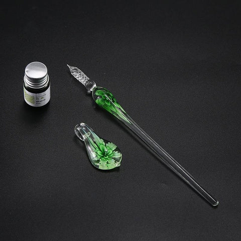 Vintage Glass Dip Pen