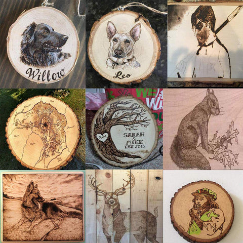 Wood Burning Pyrography Kit