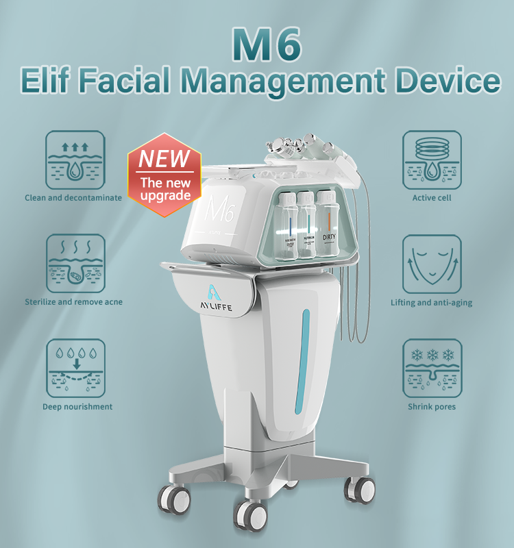 6 in 1 Facial Hydro Oxygen Microdermabrasion Water Jet Facial Machine D1