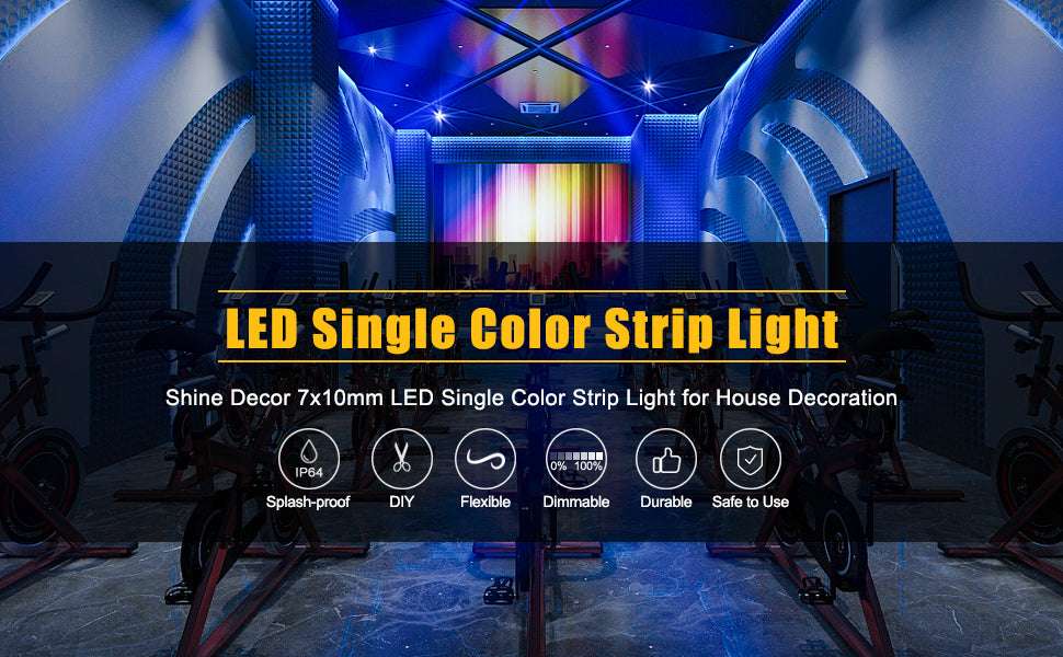 blue strip light