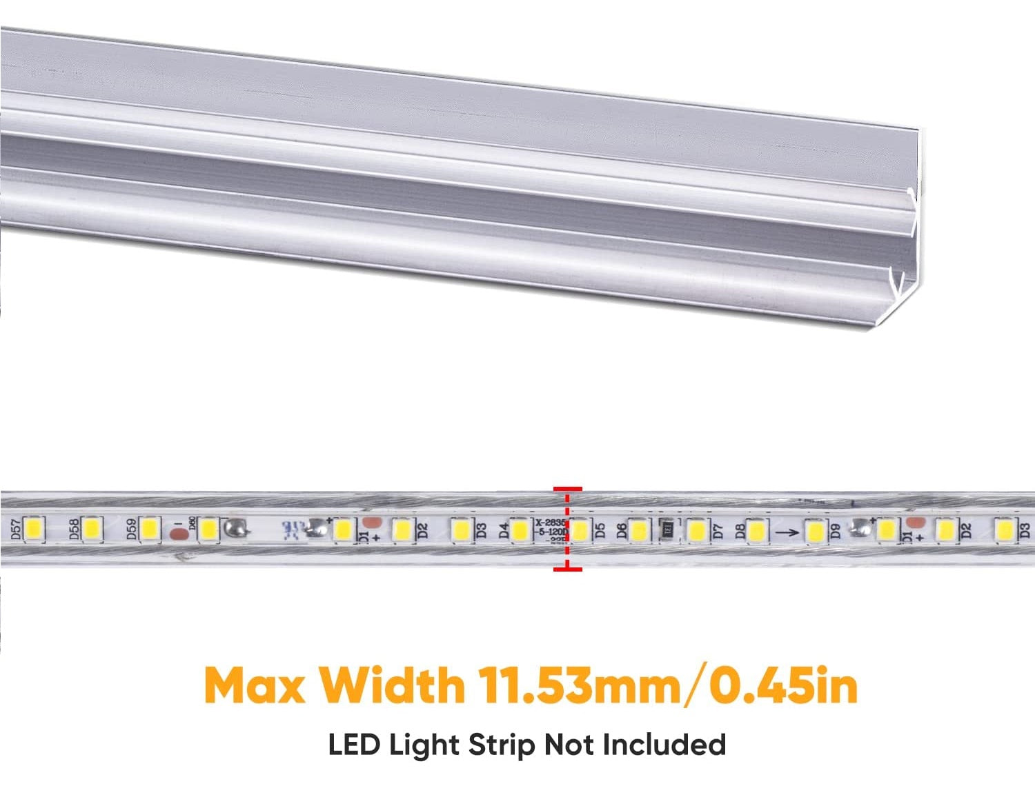 Shine Decor 120V led strip light Aluminum Track Channel