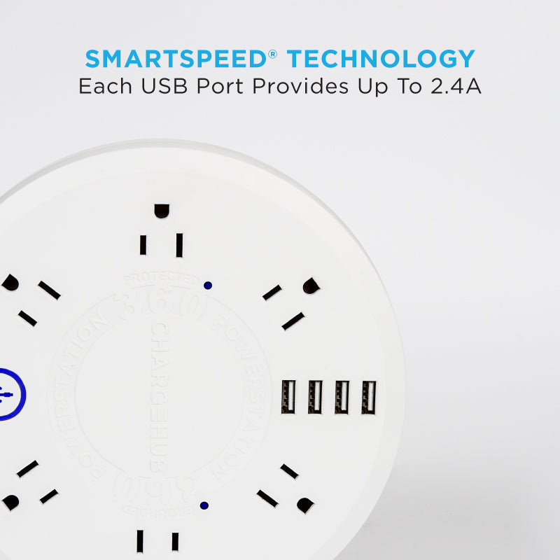 ChargeHub Powerstation 360 Surge Protector Power Strip