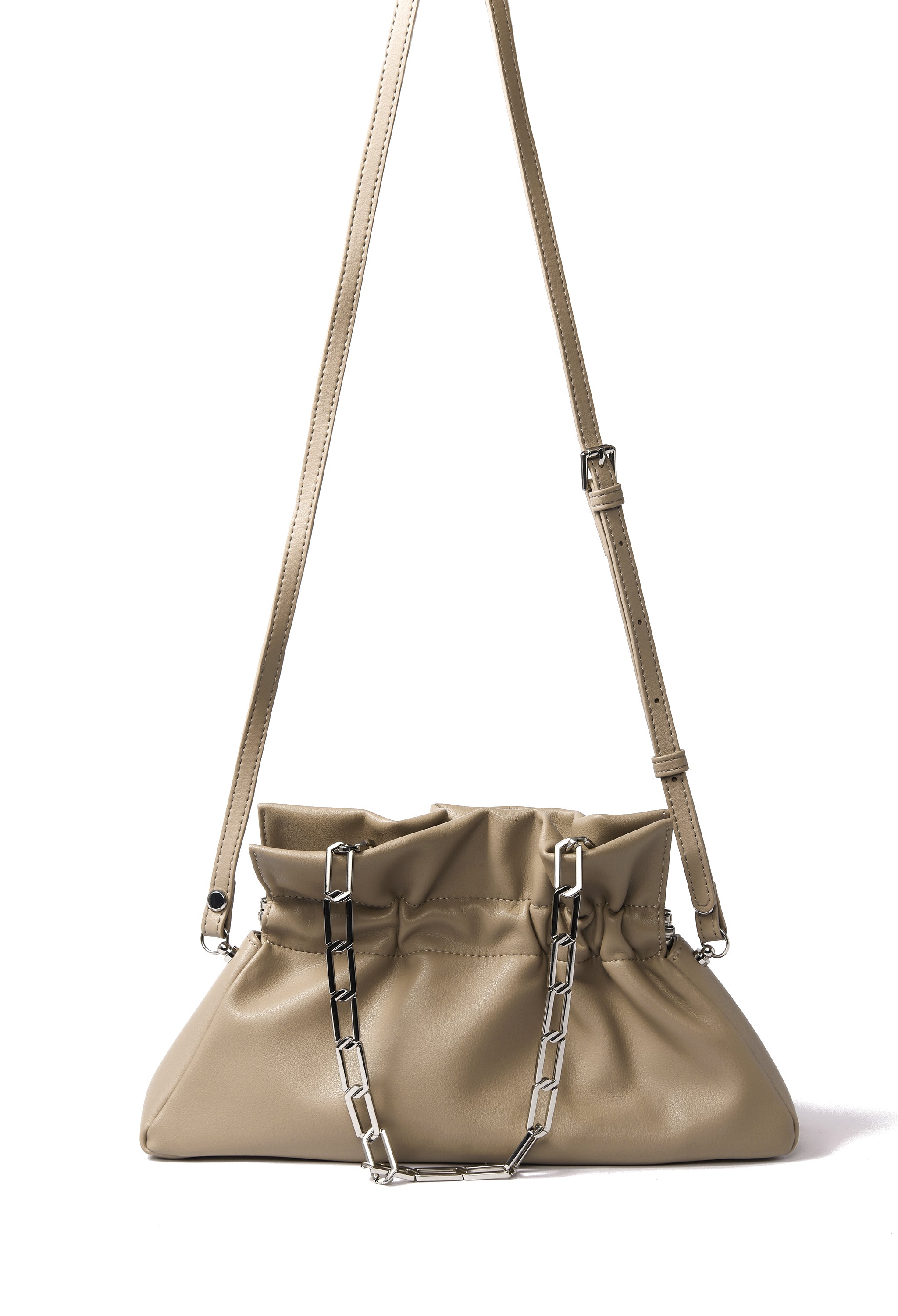 Mila Bag in smooth leather, Coffee