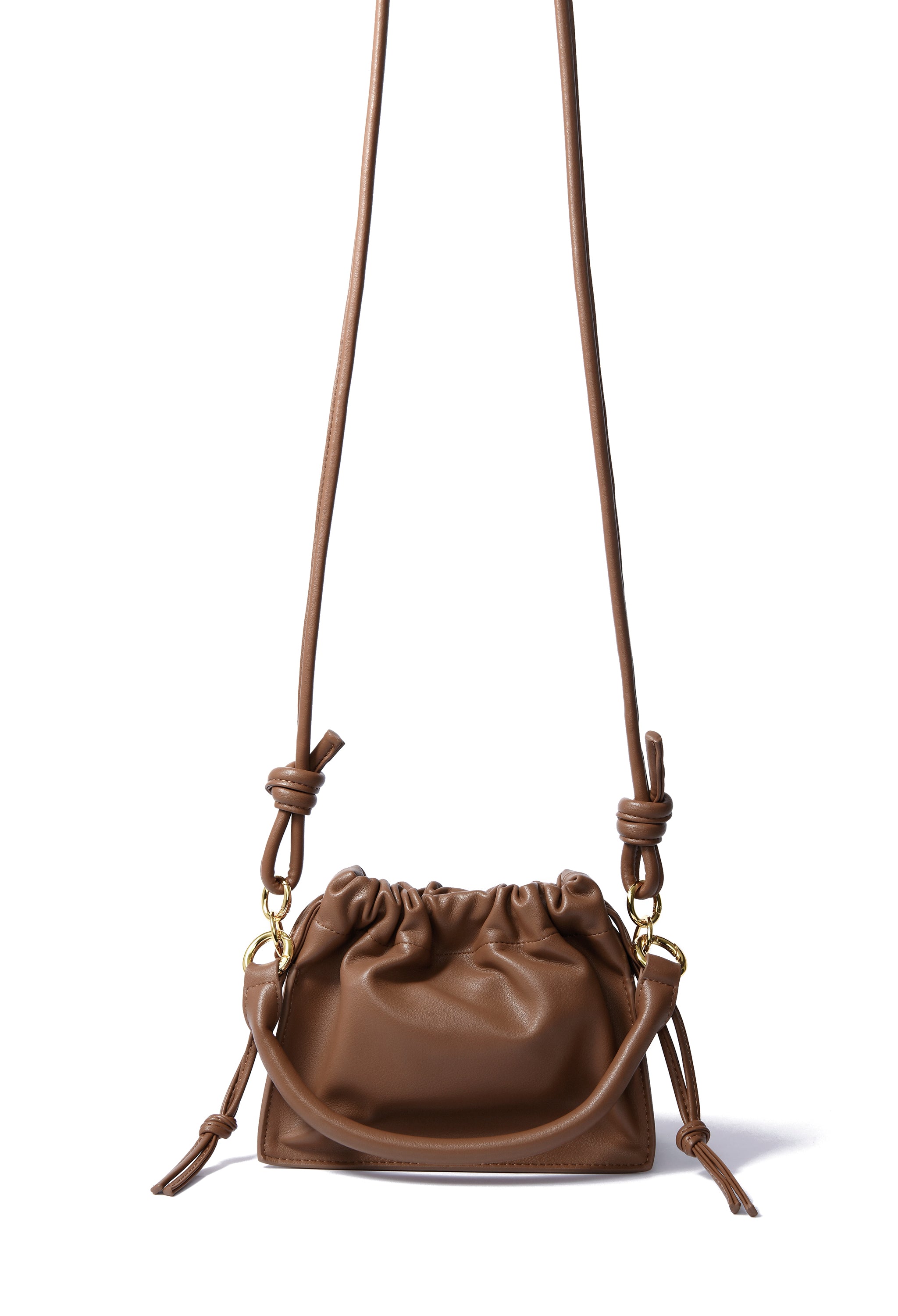 Riley Bag in smooth leather, Caramel