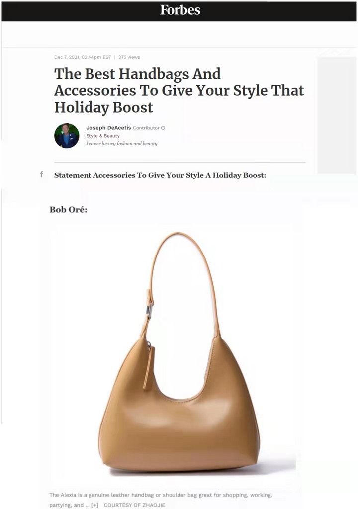 alexia bag, alexia handbag, bobore, boborecollection, Forbes bag