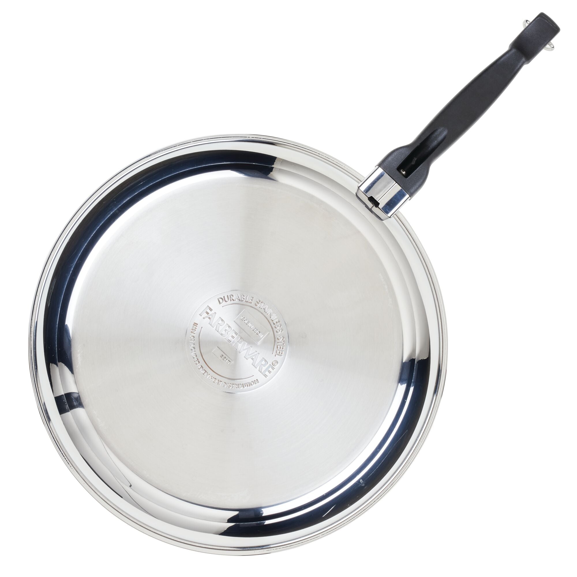 12.5-Inch Stainless Steel Ceramic Frying Pan