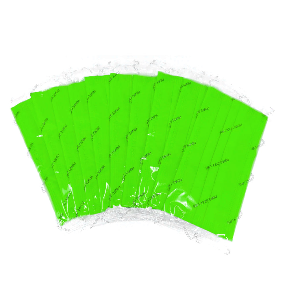 Petite 4-Ply Protective Mask - Neon Series - Green (Pack of 10)