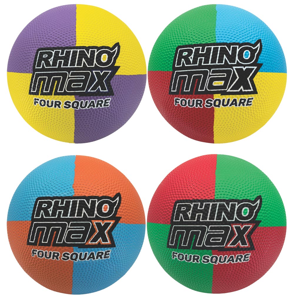 Champion Sports RhinoMax Four-Square Balls - 8.5