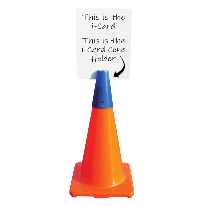 iCard Cone Sign Holders - Set of 6