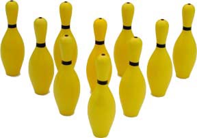 Colored Bowling Pins Set