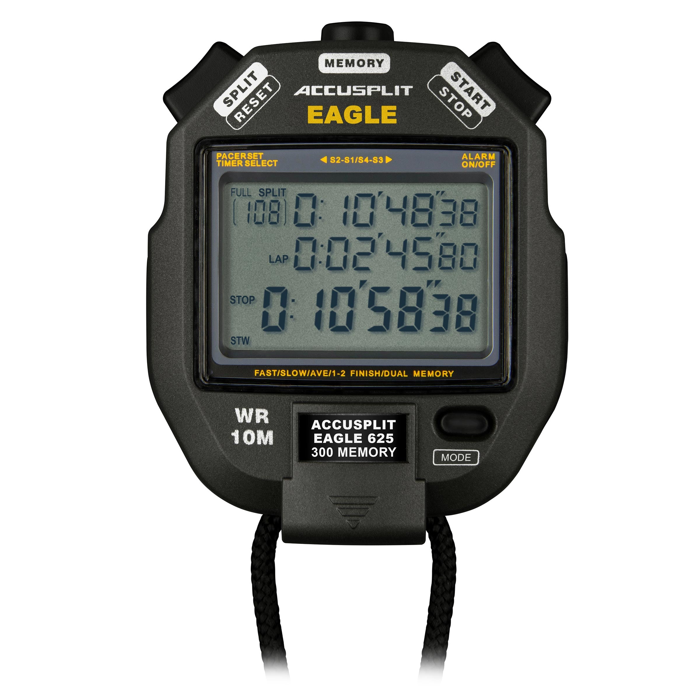 ACCUSPLIT AE625M300 300 Memory Stopwatch