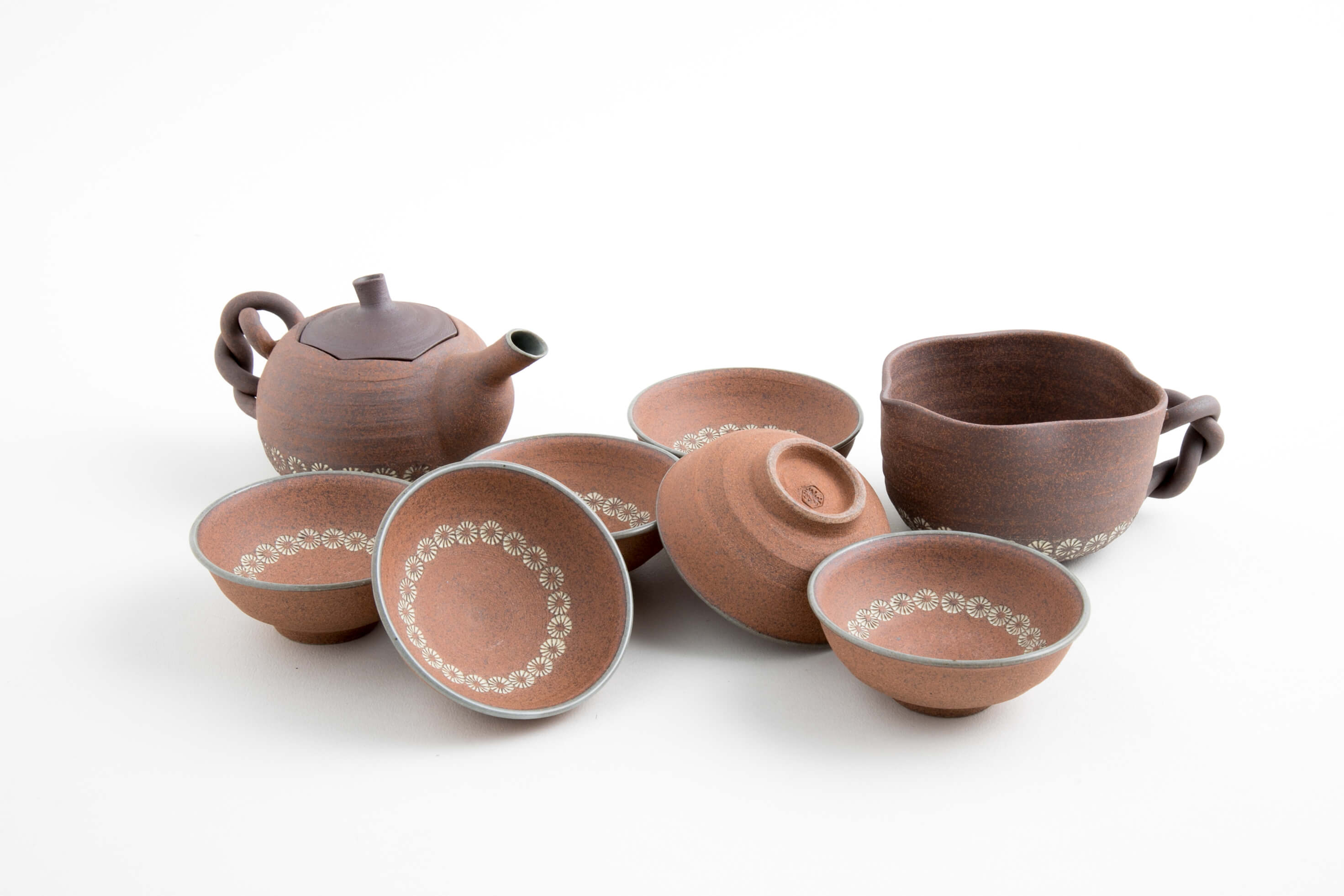 烧〆三岛 煎茶器具