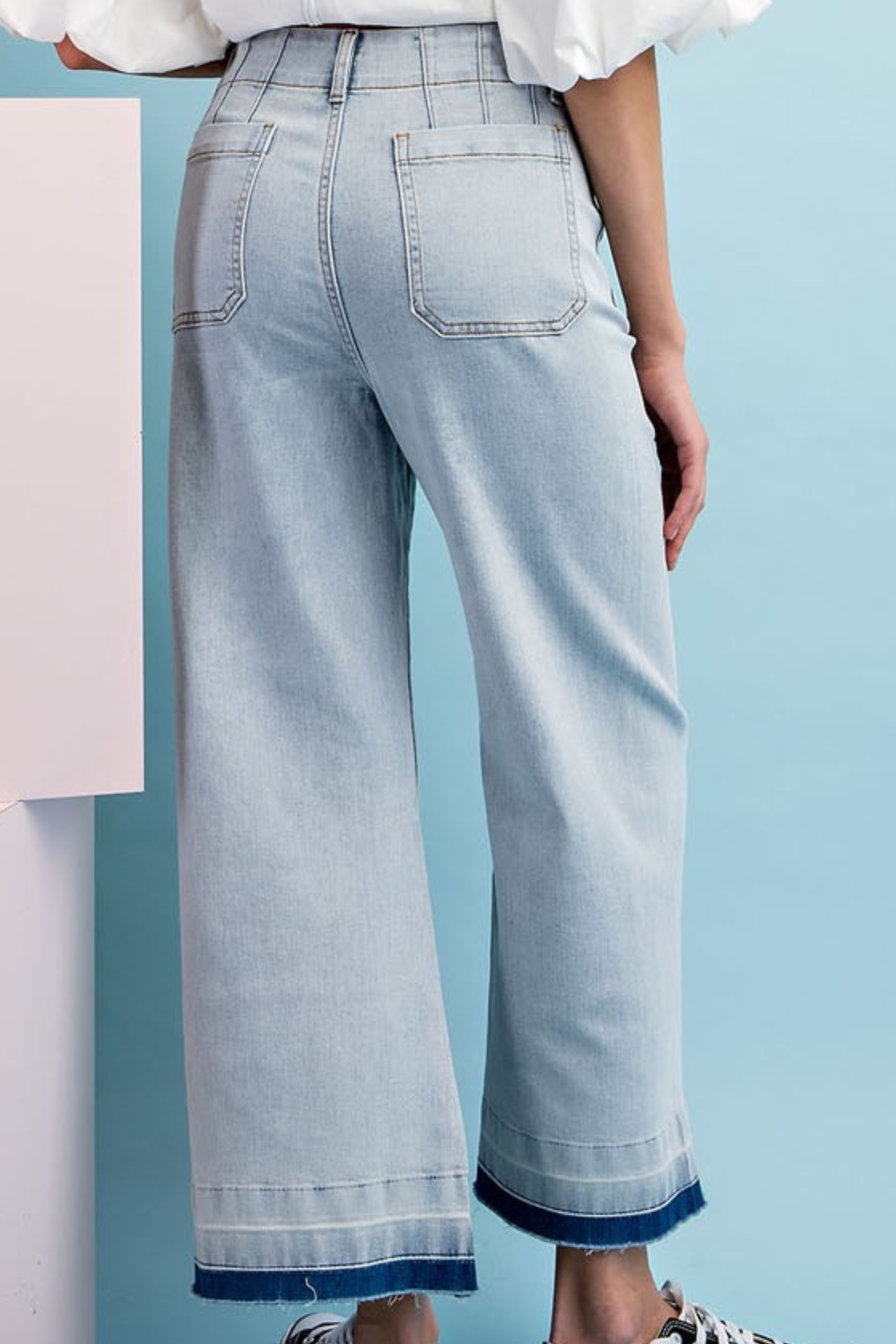 Faded Details Denim