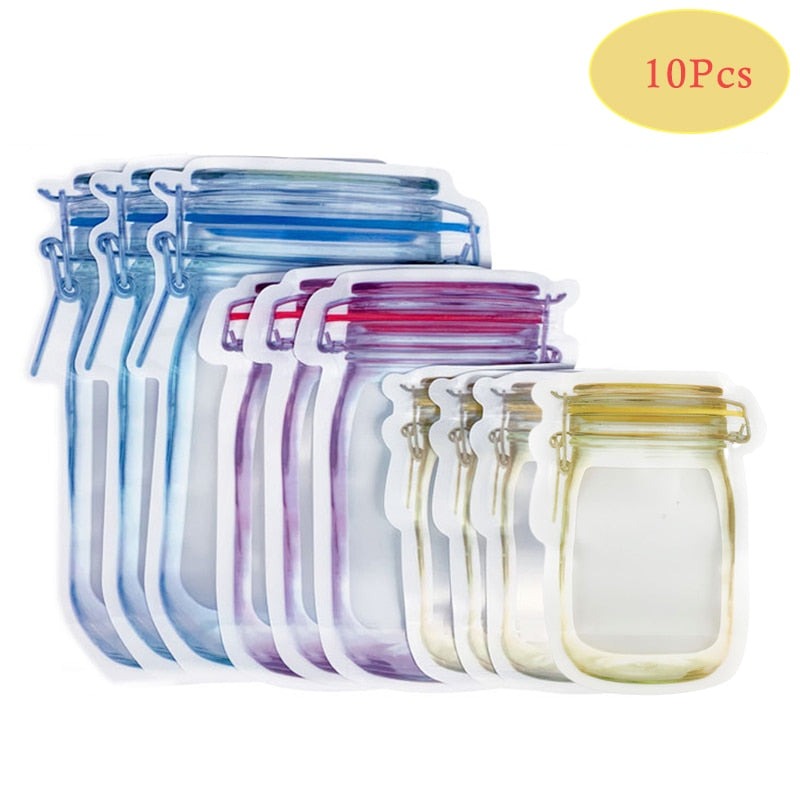 Reusable Mason Jar Food Storage Bags