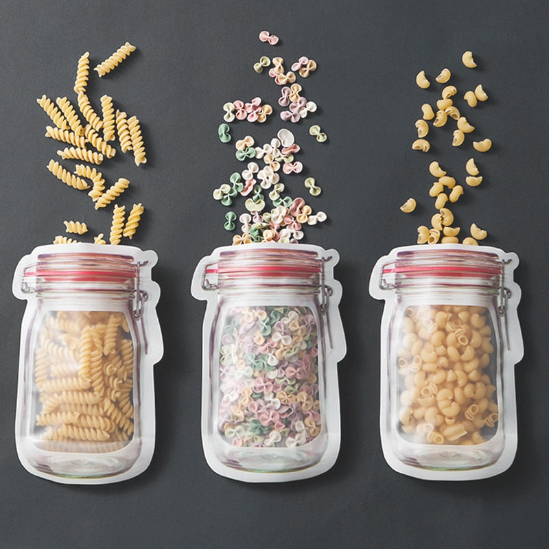 Reusable Mason Jar Food Storage Bags