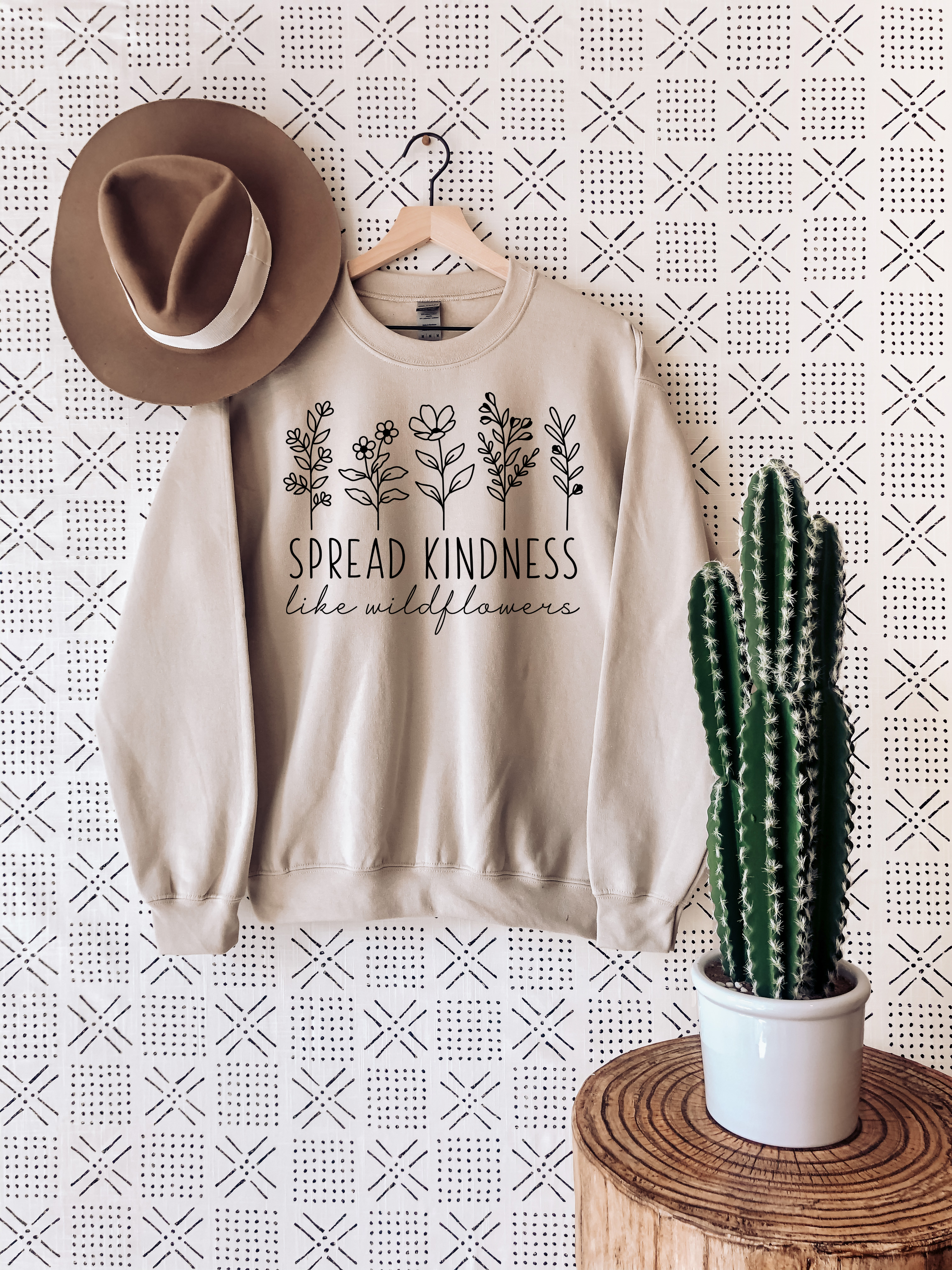 Spread Kindness Like Wildflowers Sweatshirt