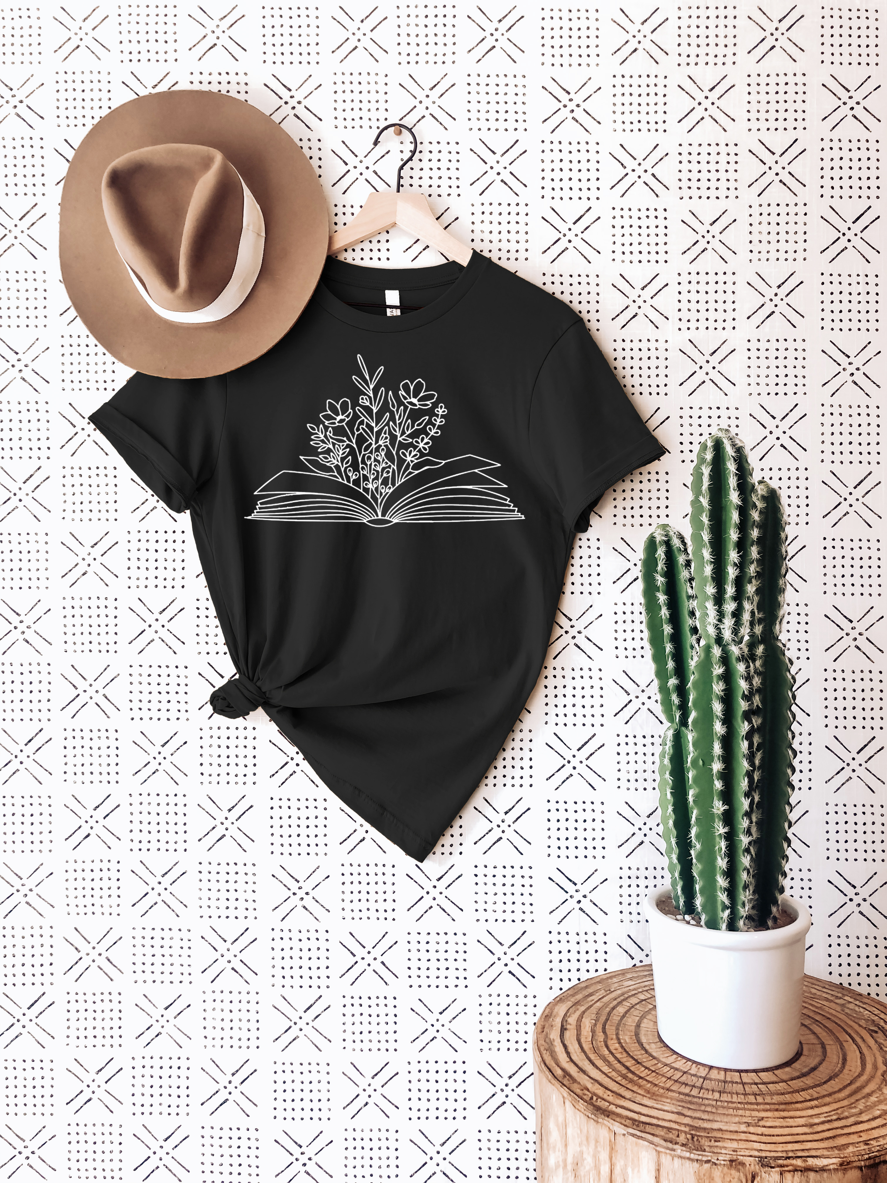 Wildflower Book T-Shirt