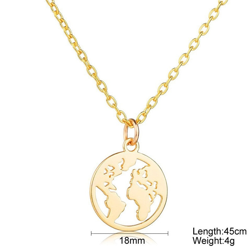 World Globe Necklace