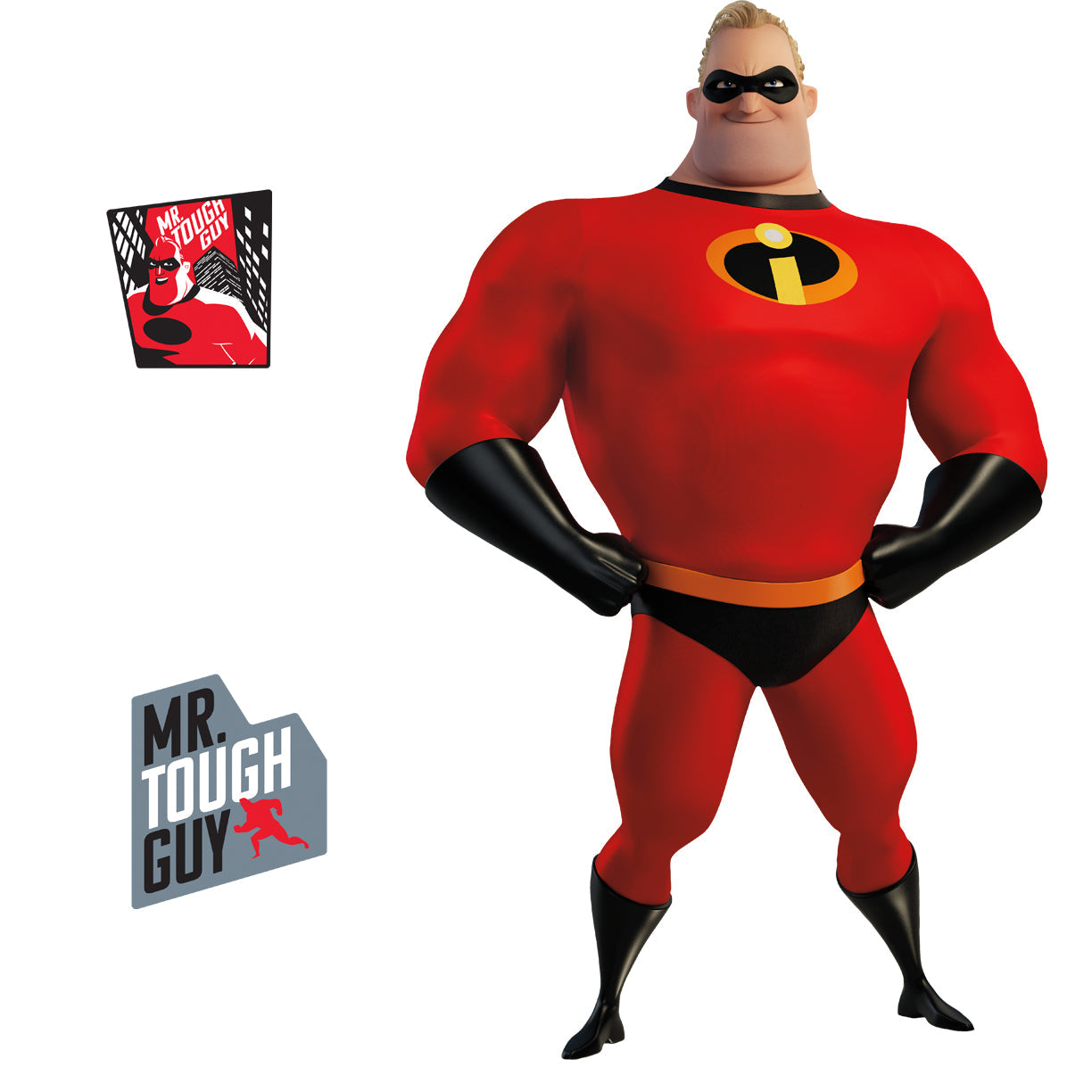 Incredibles 2: Mr. Incredible RealBig        - Officially Licensed Disney Removable     Adhesive Decal