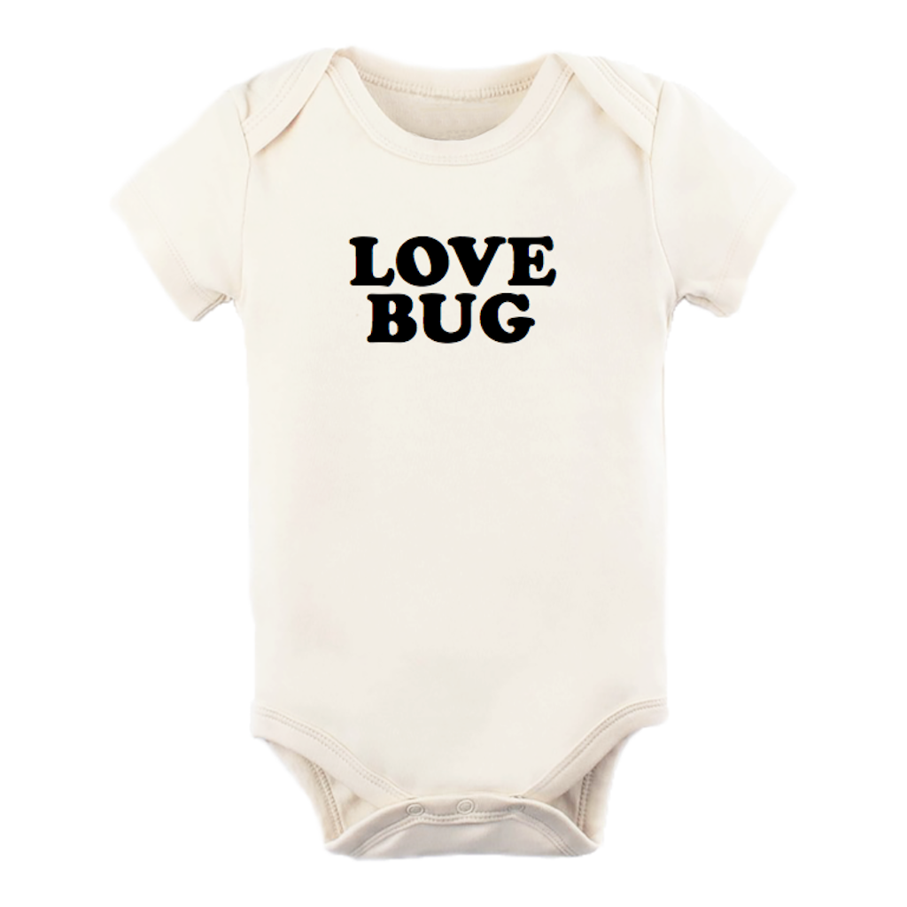 Love Bug Organic Cotton Baby Bodysuit | Short Sleeve