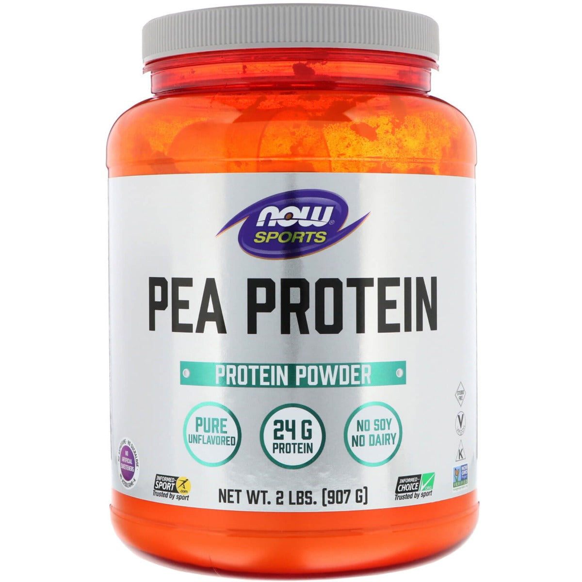 Now Foods - Sports, Pea Protein, Pure Unflavored, 2 lbs (907 g)