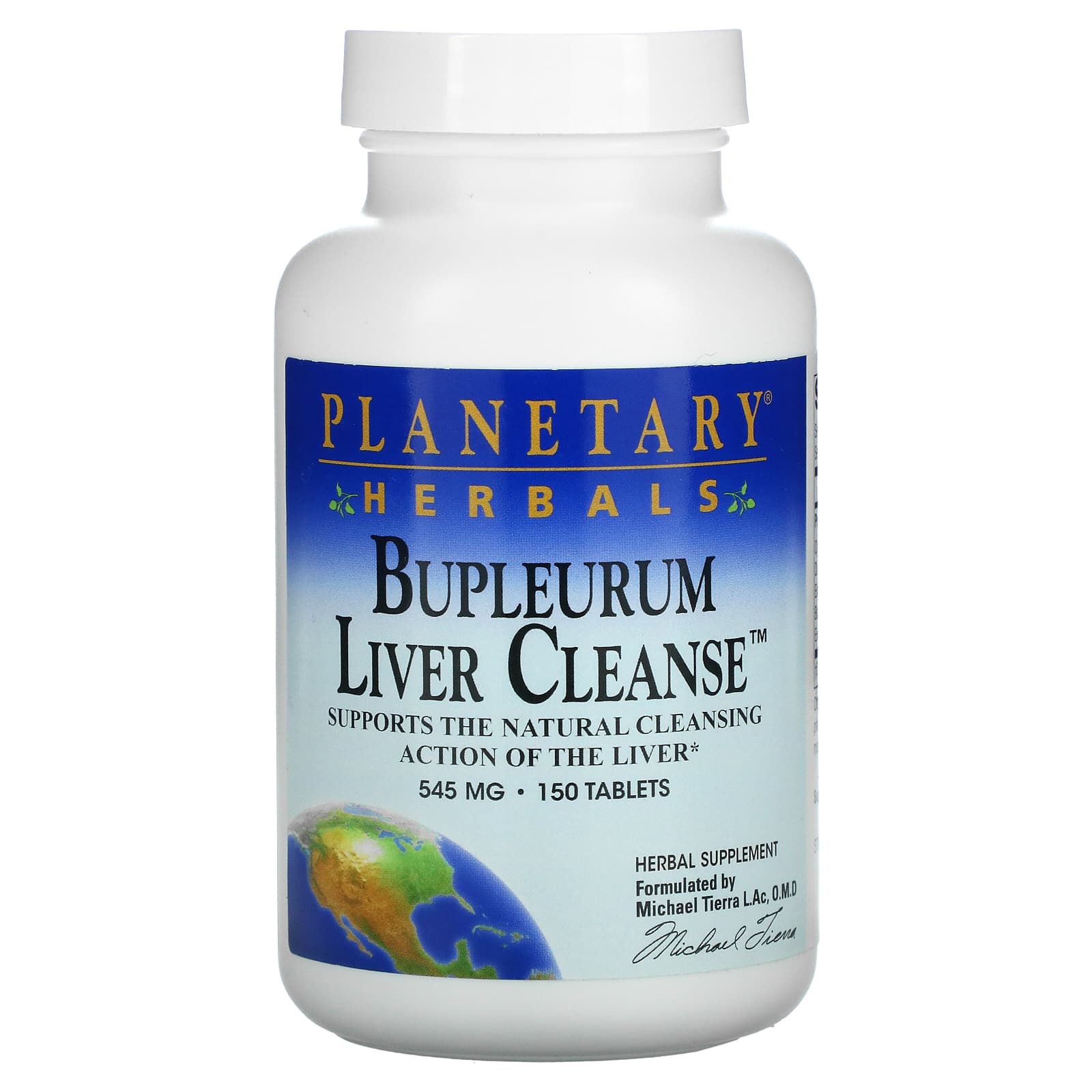 Planetary Herbals, Bupleurum Liver Cleanse, 545 mg, 150 Tablets