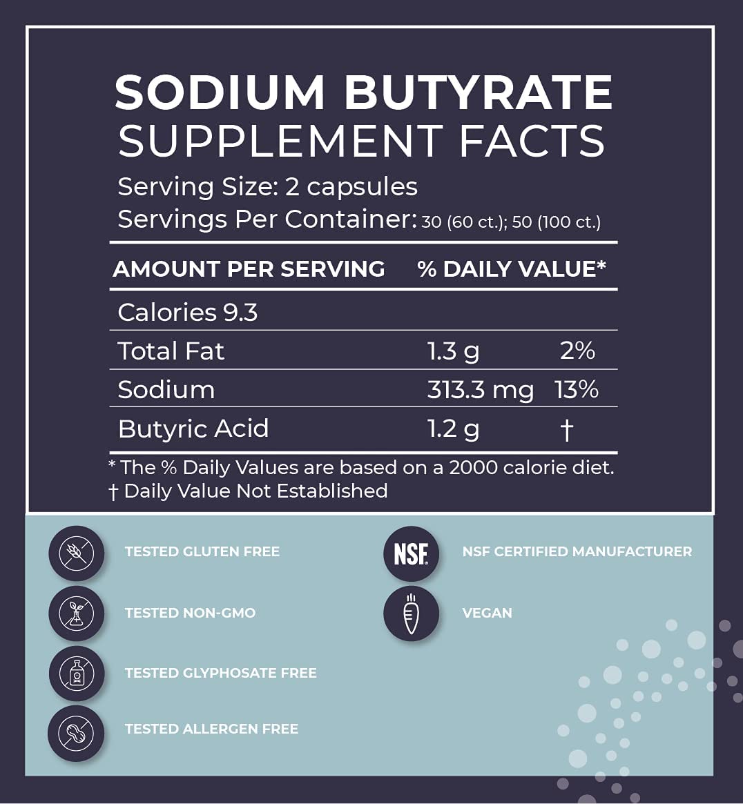 BodyBIo Butyrate (Sodium) , 100 caps