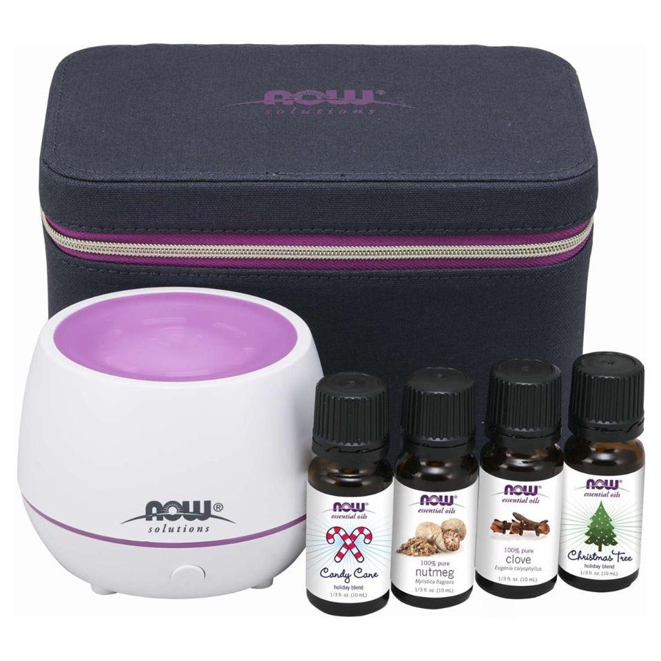 NOW Foods Holiday Cheer Essential Oil Gift Case (Only diffuser)