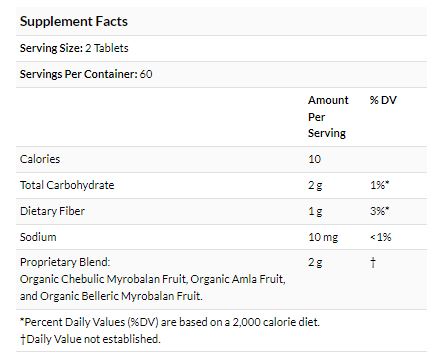 Planetary Herbals, Triphala Gold, 1000 mg, 120 Tablets