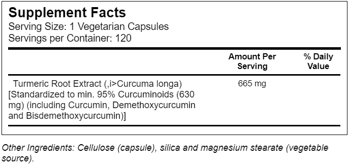 Now Foods, Curcumin, 120 Vegetarian Capsules