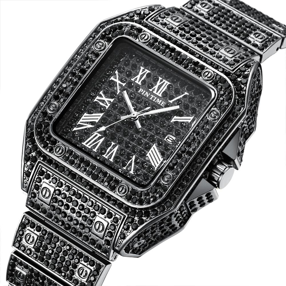 Diamond Bling Quartz Luxury Wrist Watch