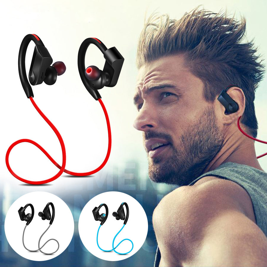 Sport Bluetooth Ear Hook Earphones with Noise Reduction and Microphone