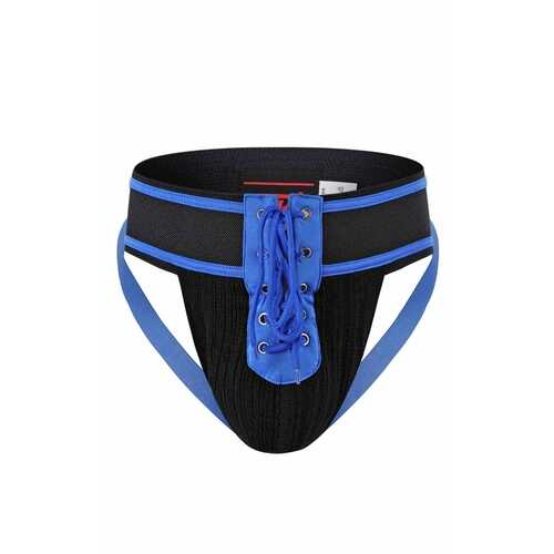 MOB Fetish Football Jockstrap-Small-Royal