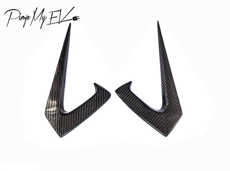 CMST Genuine Matte Carbon Fiber Fender Trims for Tesla Model S 2015-2020