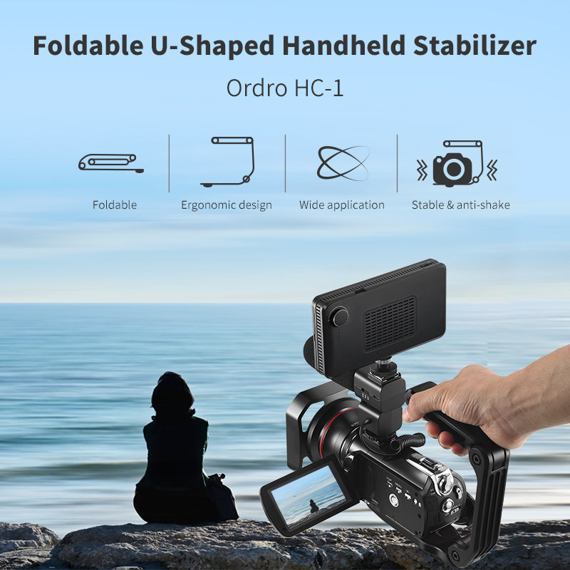 ORDRO Camcorder 4K 3.5 Inch IPS Touch ScreenVideo Cameras AX60 With Pause Function & 12X Optical Zoom Cameras