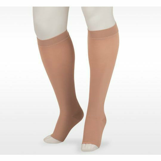 Juzo Dynamic 3511AD Open-Toe Knee-Highs w/ 3.5cm Silicone Band (20-30 mmHg)