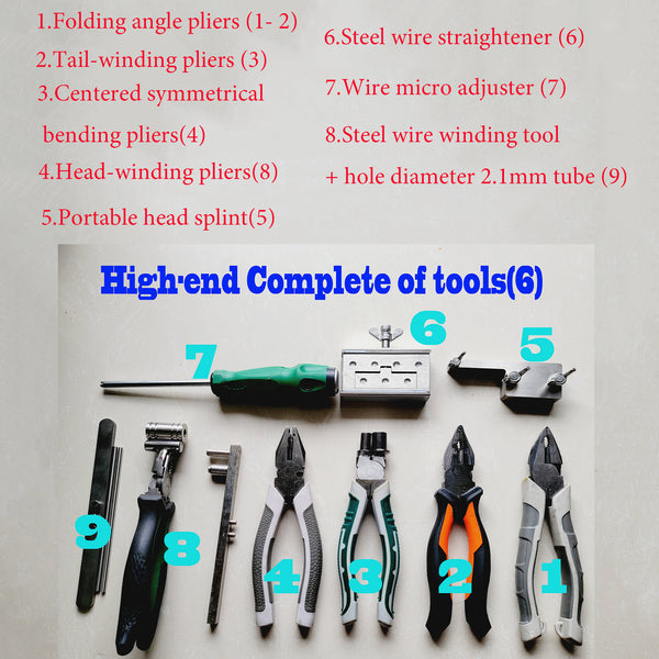 Набор инструментов для складывания и сгибания брелоков ручной работы