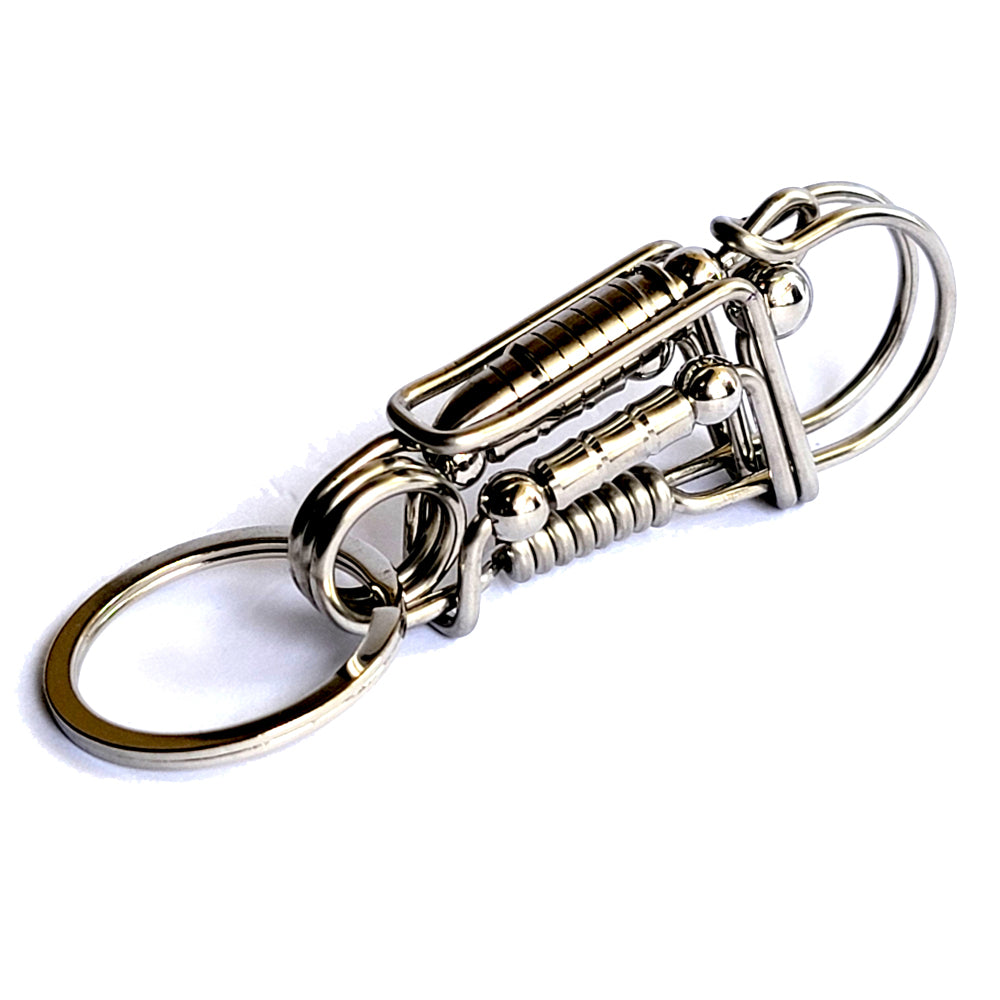 Creative Bullet Keychain - Handmade Wire Keychain DIY Key Chain Clasps Gifts