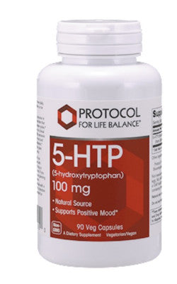 Protocol for Life Balance 5-HTP 5-hydroxytrptophan 100mg 90 veg capsules
